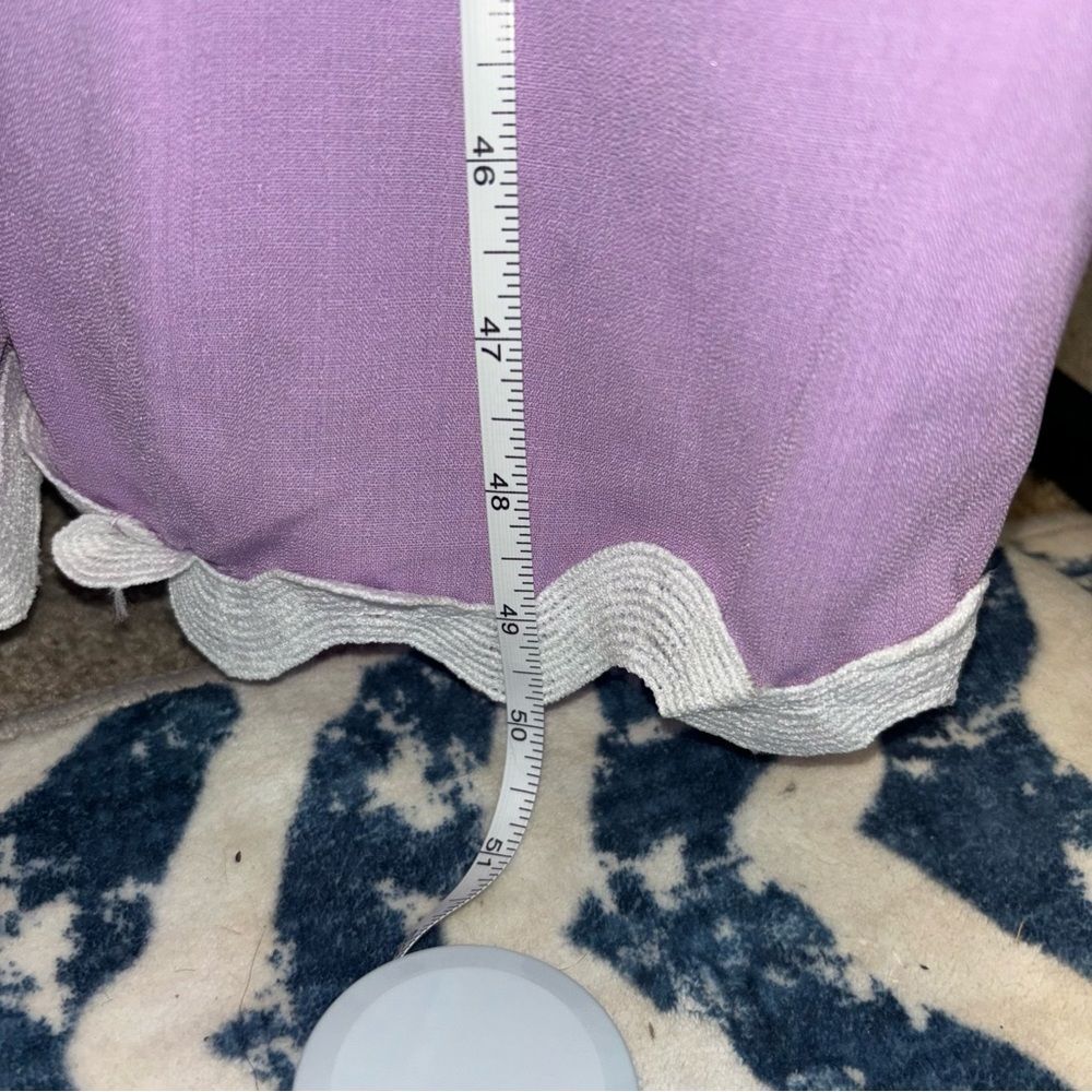 Sleeveless Lavender Maxi Dress With White Accents NWOT - Picture 9 of 13